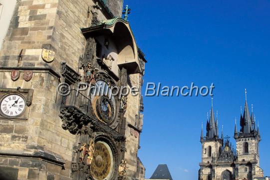 tchequie  03.jpg - HÙtel de Ville et horloge astronomiquePragueRÈpublique tchËque